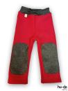 Rote Wollwalkhose für Kinder
